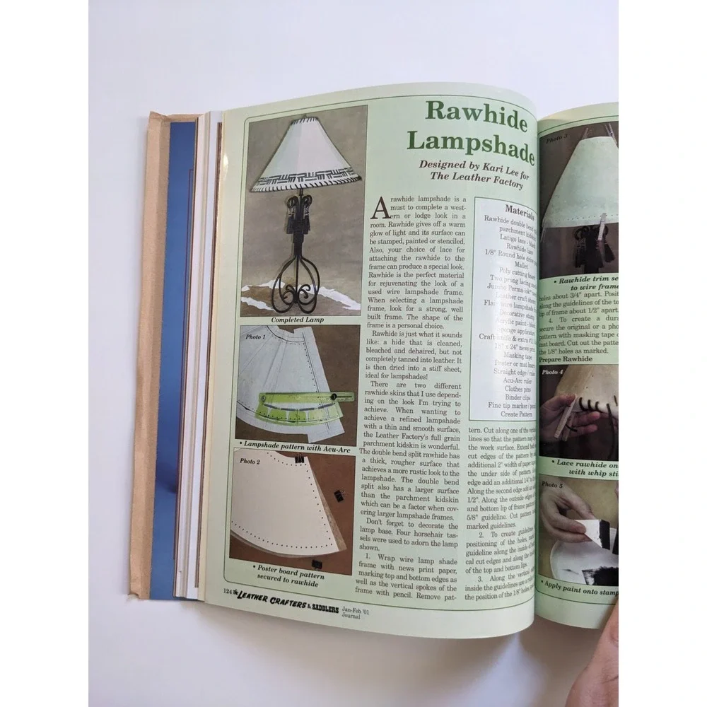 The Leather Crafters & Saddlers Journal Vol. 11‎ No. 1 Jan-Feb 2001 VTG Patterns